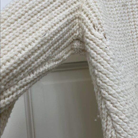 Anthropologie moth Knit Turtleneck Sweater w/ Dramatic Hight Low Hem - Size XSP - Picture 8 of 16